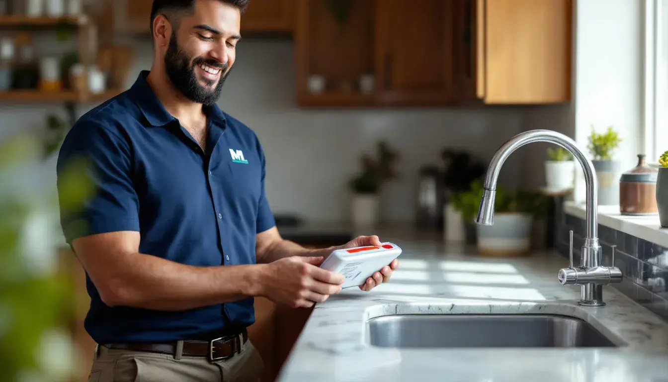 Peoria Water Filtration specialist with homeowner
